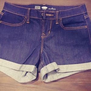 Blue jean shorts